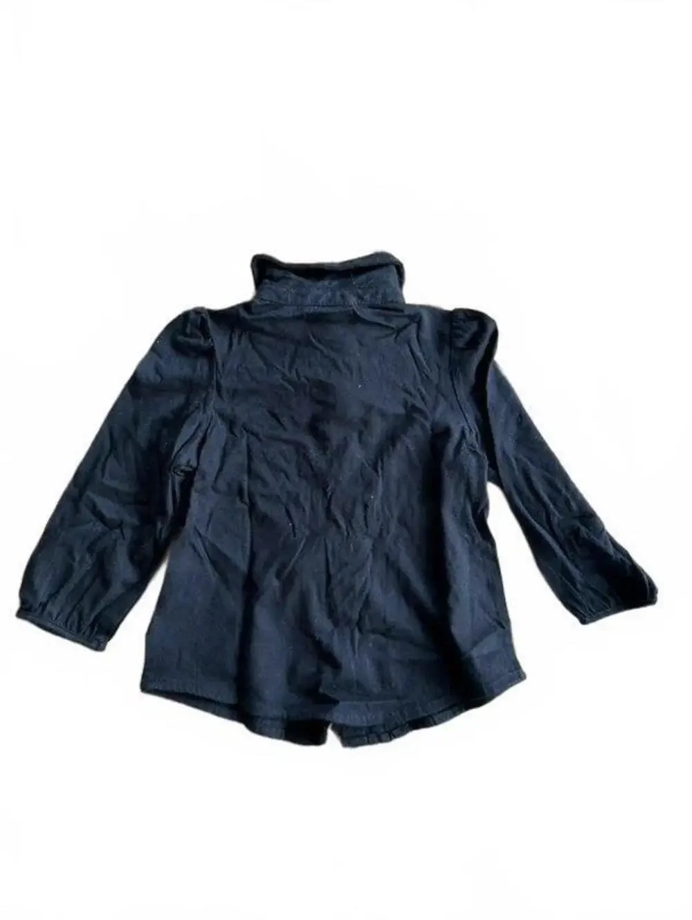 Ralph Lauren Baby Black Long Sleeve Pintuck Button-Up Shirt 12M NWT